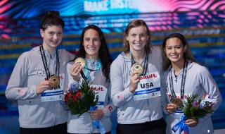 女子400米自由泳的世界纪录是多少 女子4x200米自由泳